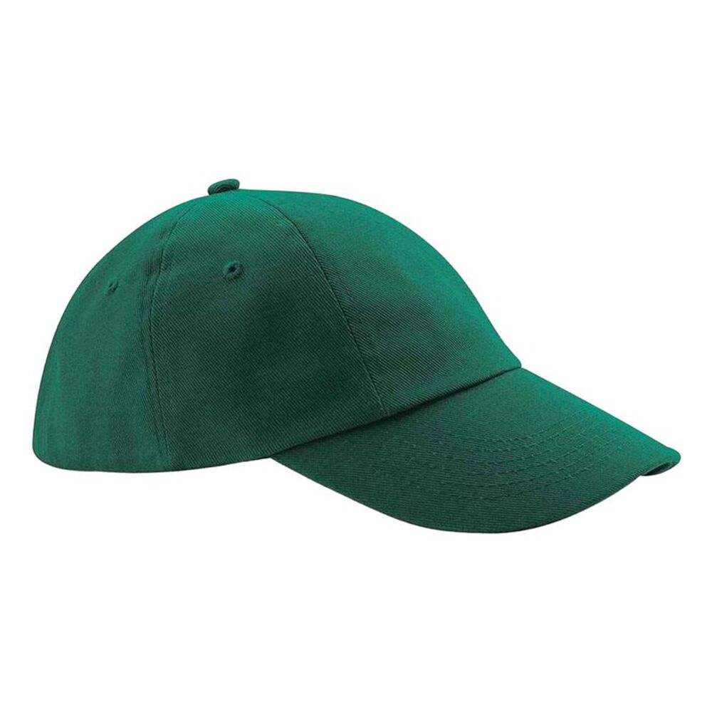 Beechfield Heavy Cotton Low Profile Baseball Cap / Bottle Green